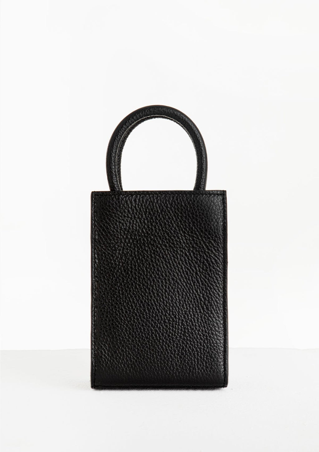 Leather bag Sagaboi x Ètape MIMI BAG Hand Painted Black